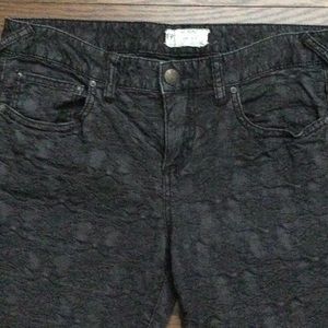 Free people raised pattern jeans